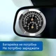 Автомобільний механічний термометр з гігрометром Avtoaks чорний циферблат - зображення 3
