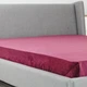 Простыня на резинке 160×200 ТЕП VELOUR бордовая, велюр 200 г/м² - изображение 3