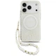Чохол Guess IML Flowers Electro Pearl Strap для iPhone 17 Pro White with MagSafe (GUHMP17LHCPOFPH) - зображення 1