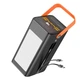 УМБ Павербанк Hoco DB49 100000 mAh 22.5W 3A та в Подарунок Мережевий Адаптер Hoco 20W з кабелем Type-C to Type-C зі швидкою зарядкою Чорний - зображення 4