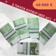 Сувенірні гроші "100 євро", 5 пачок по 80 подарункових купюр - зображення 1