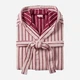 Халат женский махровый теплый с капюшоном Lacoste 916172536 S-M Розовый (1159821088) - изображение 3
