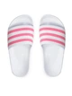 Жіночі шльопанці Adilette Aqua білий з рожевим 37 - зображення 1