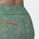 Жіночі спортивні легінси TruePurpose Printed зелений з оранжевим 3XL - зображення 6