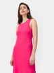 Платье миди летнее женское 4F Dress F049 4FSS23TDREF049-54S S Розовое (5904698253555) - изображение 8