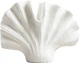 Wazon Homla Evania w kształcie muszli biały 20x11x16 cm (5906496729584) - obraz 1