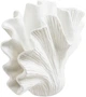 Wazon Homla Evania w kształcie muszli biały 20x11x16 cm (5906496729584) - obraz 2