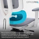 Офісне крісло OfficePro Skyline OC680-W-DG-DG (OC680-W-DG-DG) - зображення 9