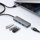 HUB адаптер ACEFAST USB-A 4-in-1 HUB J17 |1m, 5Gbps| Grey - зображення 6