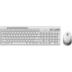 Комплект беспроводной клавиатура и мышь Genius SlimStar 8230 114 клавиш 1200 dpi Bluetooth 2.4 GHz White (31340015423) - изображение 1