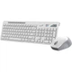 Комплект беспроводной клавиатура и мышь Genius SlimStar 8230 114 клавиш 1200 dpi Bluetooth 2.4 GHz White (31340015423) - изображение 2