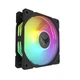 Вентилятор для корпуса Asus TUF Gaming TR120 ARGB Reverse 120 мм PWM черный (90DA00D0-B09000) - изображение 2