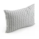 Подушка 50х70 силіконова на блискавці "Grey Braid" 310.52СМ_Grey Braid - зображення 1