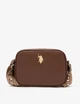 Сумка кросс-боди U.S. Polo Assn Classic Zip Crossbody Bag Brown (27A228-AA00A) Оригинал из США - изображение 1