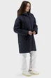 Жіноча стьобана куртка casual з капюшоном, синтепон, осінь-весна Snow Owl (чорний, 3XL), 117083, 116982 - изображение 3