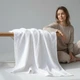 Простыня без резинки WHITE, муслин 130*160 - изображение 3