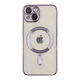 Чохол TPU Metallic Full Camera with Magsafe для iPhone 15 Purple - изображение 1