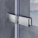 Шторки стеклянные на ванну Koer SR BS05-90x140-TR-01 прозрачное стекло Easy Clean 6мм, хром (KR5372) - изображение 4