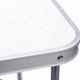 Складной стол для пикника 75x55x65см МДФ белый Lugi - изображение 6