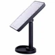 Настольное зеркало 22 LED с подсветкой 21х16см для макияжа USB черное на ножке 360 градусов - изображение 2