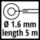 Катушка тримера Einhell GE-CT 18/30 Li (3405117) - зображення 2