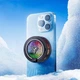 Магнитный радиатор 12W для охлаждения смартфона XO SL09 черный алюминиевый сплав Type-C размеры 60x23.4 мм - изображение 6