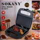 Электрогриль прижимной 750 Вт 23см для сэндвичей и мяса Sokany SK-08073 с антипригарным покрытием - изображение 8