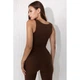 Топ у рубчик Totalfit Malwy N9 XS Коричневий (06399731) - зображення 2