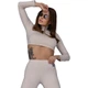 Топ с длинным рукавом в рубчик Totalfit T422 XL Светло-бежевый (06399730) - изображение 1