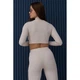 Топ с длинным рукавом в рубчик Totalfit T422 XL Светло-бежевый (06399730) - изображение 2
