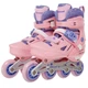 Набор роликовые коньки Banwei BW-220 39-42 Розовый (60508689) - изображение 3