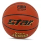 М'яч баскетбольний Star Naba Jumbo FIBA BB337 No7 Жовтогарячий (57623096) - зображення 1