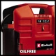 Компресор акумуляторний Einhell TE-AC 36/8 Li OF (4020440) X-Change (без акум.), 36В, в формі валізи, 130 л/хв, безмасляний, + пістолет і шланг 2.5м + кінцевики - изображение 4