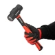 Кувалда, 2000 г, ручка из фибергласса INTERTOOL HT-0242 - изображение 4
