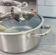 Каструля з кришкою Benson BN-436 3.8л 22см з нержавіючої сталі - зображення 3
