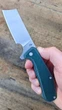 Ніж складаний Gerber Asada Framelock Pocket Knife Green Micarta ,клинок Stonewash, накладка Green Micarta - зображення 2