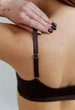 Жіночий Ліф Стаф Темно-коричневий З Бежевими Деталями Staff Wa Dark Brown & Beige XS (384813) - зображення 2