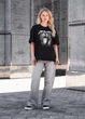 Жіноча Футболка Стаф Сіра Оверсайз Спортивна Staff Metal Oversize M (384660) - зображення 3