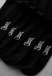 Шкарпетки чоловічі стаф чорні з логотипом комплект трьох пар Staff black logo Универсальный (383504) - зображення 2