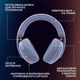 Ігрова гарнітура Logitech G325 Lightspeed Wireless Lilac (981-001538) - зображення 9