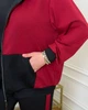 Женский костюм повседневный бордовый 50-52 р2336.143 - изображение 7