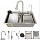 Мийка багатофункціональна Zerix ZH7546-SET-06 Decor SS Color з вбудованим змішувачем з нержавіючої cталі (ZM5596) ( 25582 ) - изображение 2