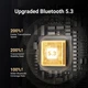 Bluetooth-адаптер Ugreen USB 2.0 Aux 3.5 мм CM309 Bluetooth 5.3 автомобільний приймач AUX Gray (35053) - зображення 2