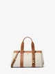 Жіноча сумка сетчел MICHAEL MICHAEL KORS Romee Small Signature Logo Satchel VANILLA / ACORN 30T5G1ZS1B (117622) - зображення 1