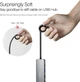 USB-хаб Benfei USB-C Hub 5 in 1, 2xUSB-A 2.0, 1xUSB-A 3.2, USB-C PD 100Вт, HDMI 4K@30Гц, 0.2м, grey - зображення 2