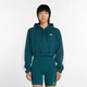 Женское бирюзовое худи New Balance Interlock Full Zip 40 (L) (WJ61B759AAV) - изображение 1