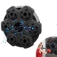 Боксерський настенный тренажер музыкальный с подсветкой и bluetooth Боксерская мишень Черная - изображение 1