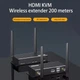 Подовжувач HDMI / USB KVM сигналу бездротової мережі Wi-Fi до 200 метрів, передавач і приймач відео аудіо через HDMI (D9/D10) - зображення 1