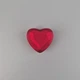Подарункова коробочка для прикрас з LED підсвічуванням, скринька у формі серця, оксамитове оздоблення, подарунок, червона - зображення 6
