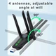 Адаптер Bluetooth 5.4 + WIFI6 AX900 адаптер Plug and play 4 Антенны - изображение 3